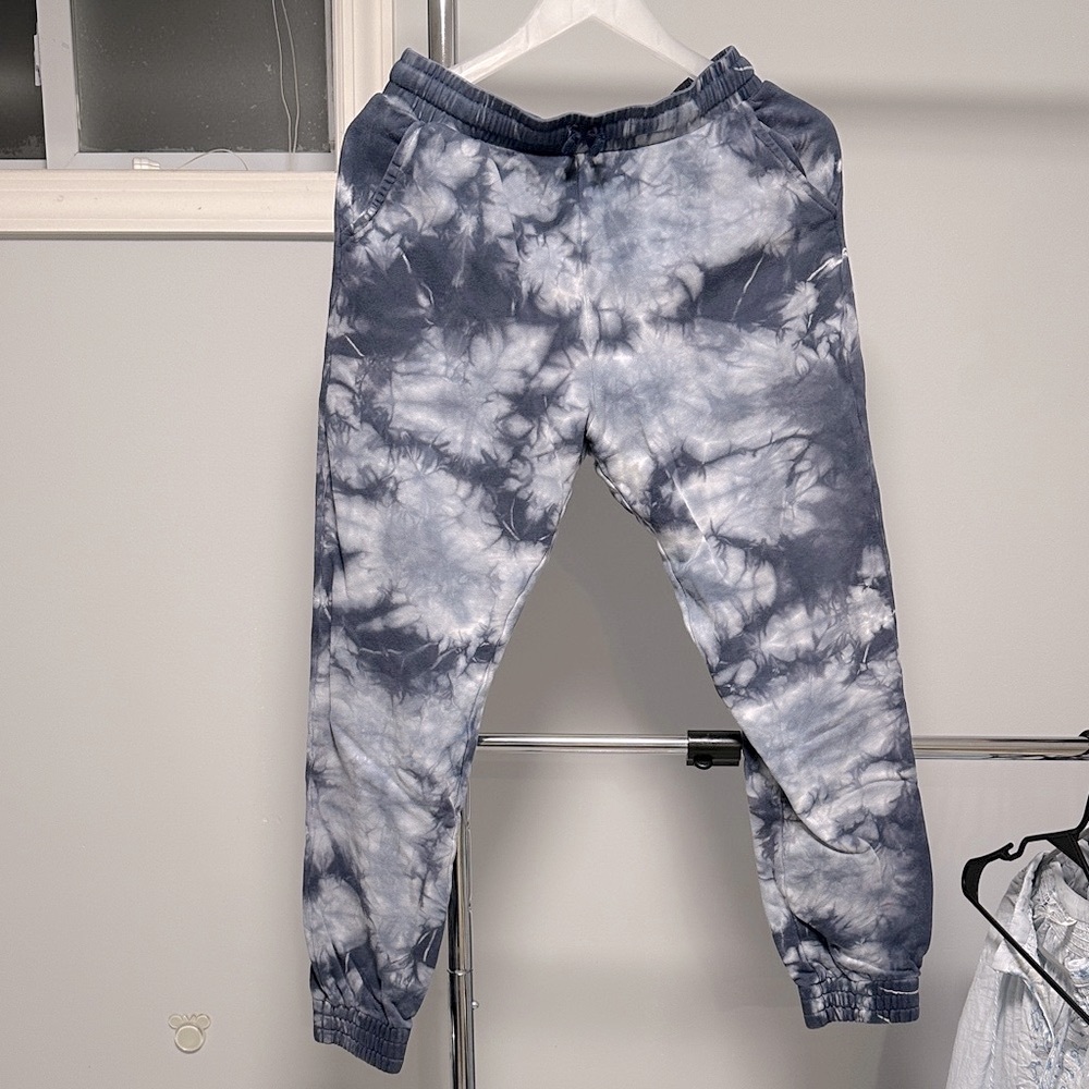 Jonathan Simkhai Women Blue Tie-Dye Joggers